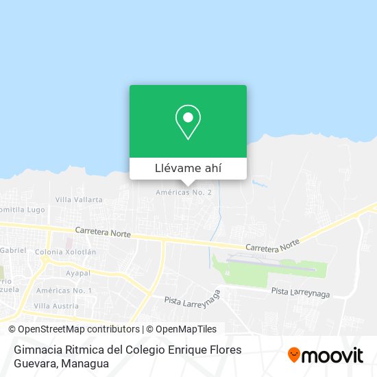 Mapa de Gimnacia Ritmica del Colegio Enrique Flores Guevara