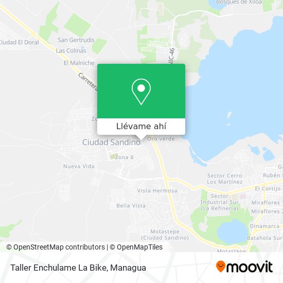 Mapa de Taller Enchulame La Bike