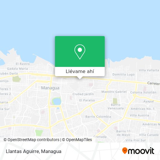 Mapa de Llantas Aguirre