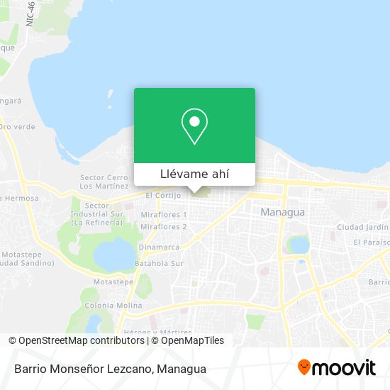 Mapa de Barrio Monseñor Lezcano