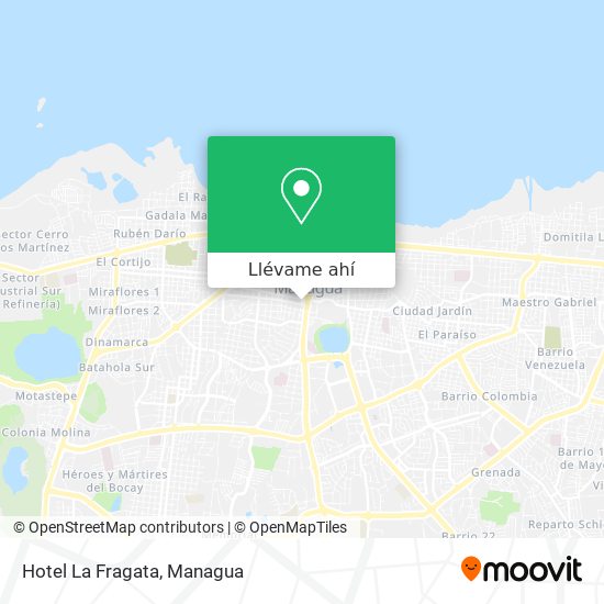 Mapa de Hotel La Fragata