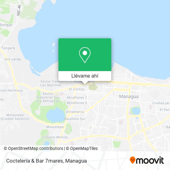 Mapa de Coctelería & Bar 7mares