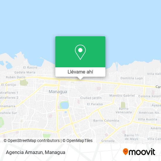 Mapa de Agencia Amazun