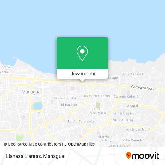 Mapa de Llanesa Llantas