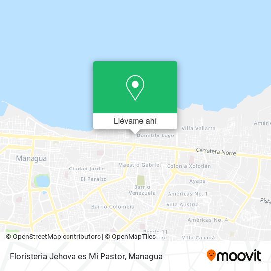 Mapa de Floristeria Jehova es Mi Pastor