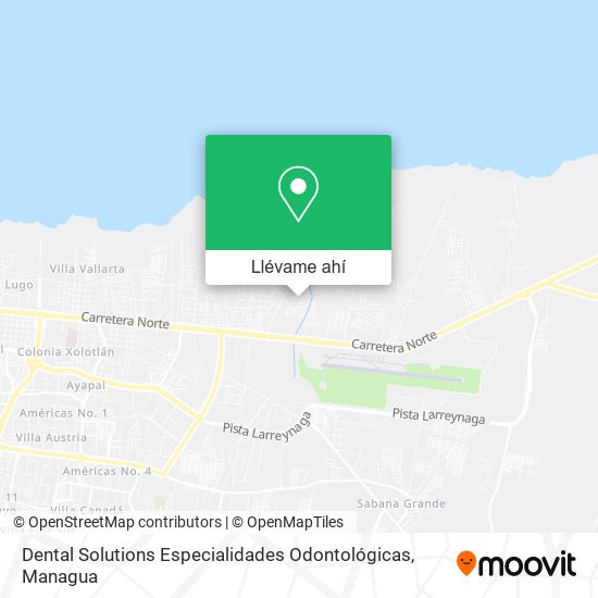 Mapa de Dental Solutions Especialidades Odontológicas