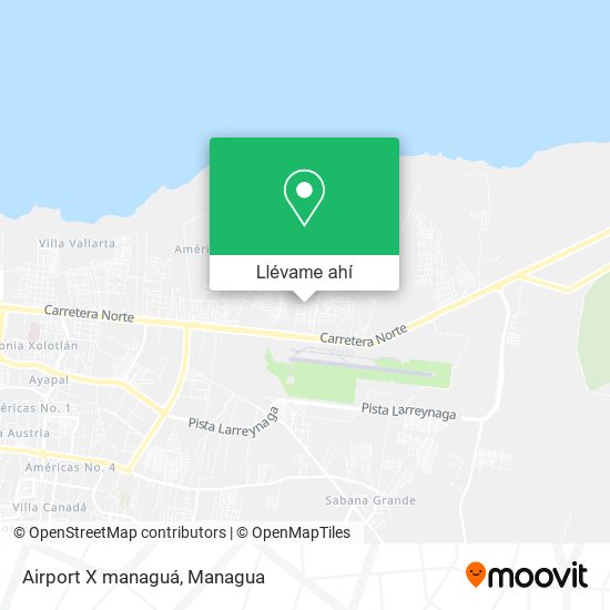 Mapa de Airport X managuá