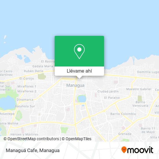 Mapa de Managuá Cafe