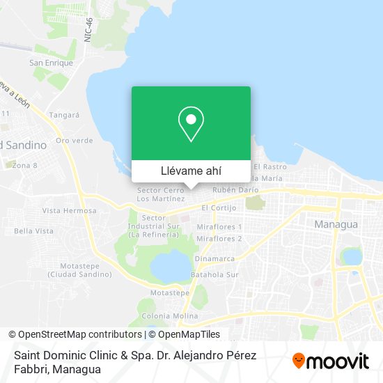 Mapa de Saint Dominic Clinic & Spa. Dr. Alejandro Pérez Fabbri
