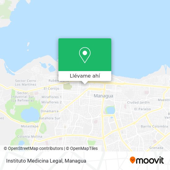 Mapa de Instituto Medicina Legal