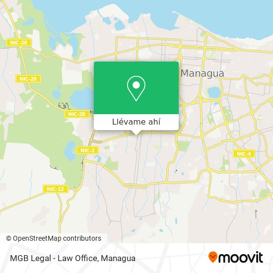 Mapa de MGB Legal  - Law Office