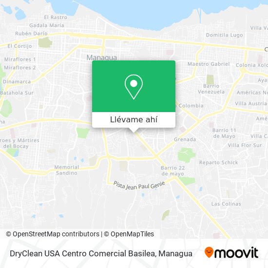 Mapa de DryClean USA Centro Comercial Basilea