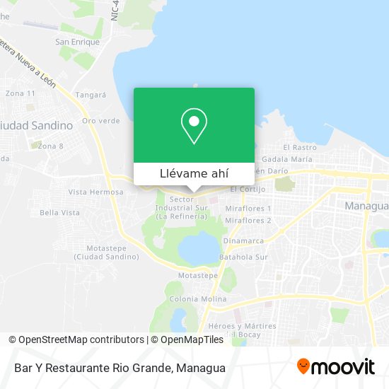 Mapa de Bar Y Restaurante Rio Grande