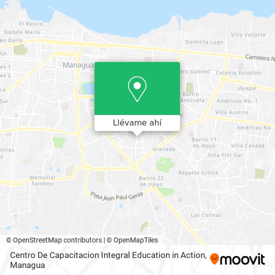 Mapa de Centro De Capacitacion Integral Education in Action