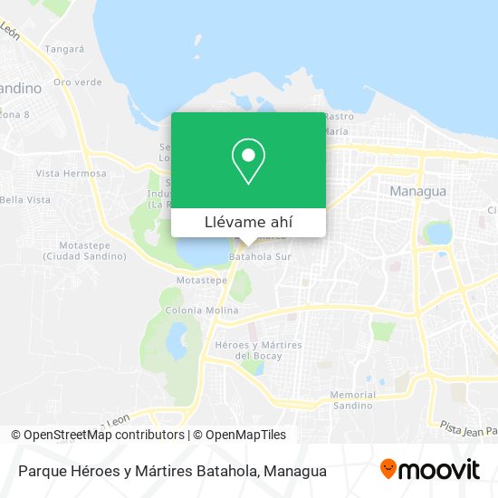 Mapa de Parque Héroes y Mártires Batahola