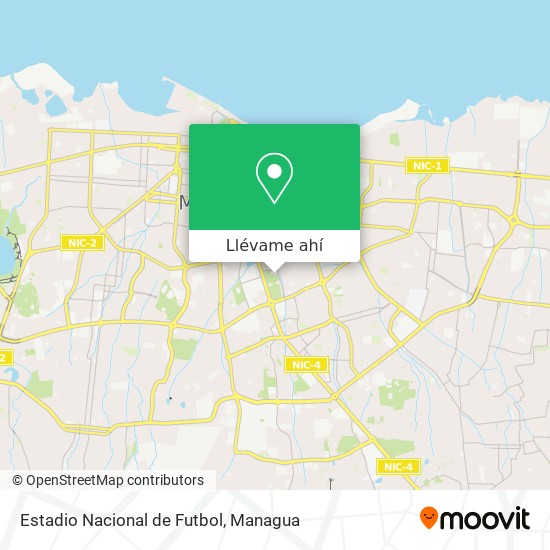 Mapa de Estadio Nacional de Futbol