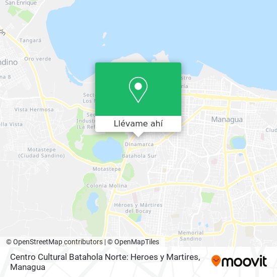 Mapa de Centro Cultural Batahola Norte: Heroes y Martires