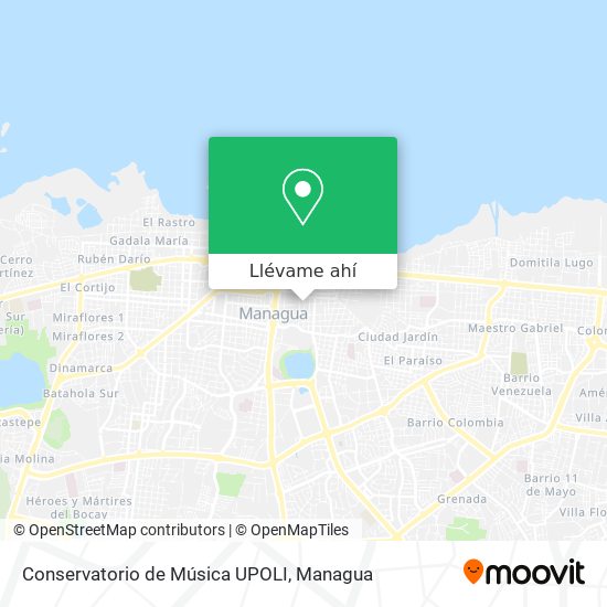 Mapa de Conservatorio de Música UPOLI