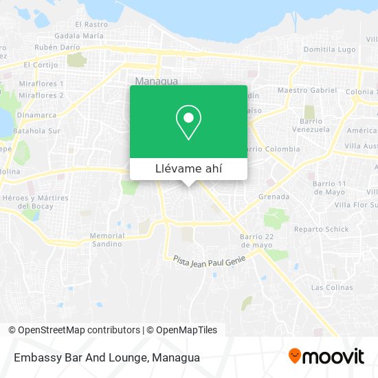 Mapa de Embassy Bar And Lounge