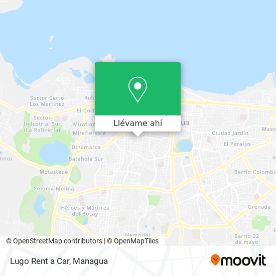 Mapa de Lugo Rent a Car