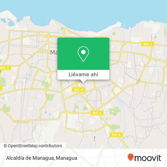 Mapa de Alcaldía de Managua