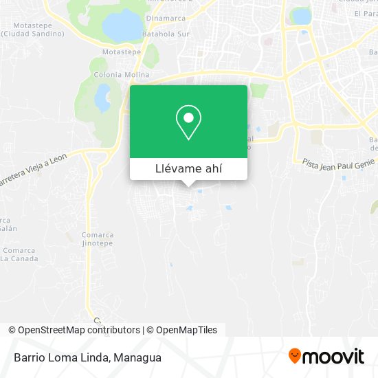 Mapa de Barrio Loma Linda