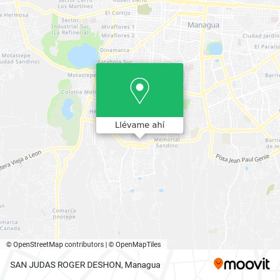 Mapa de SAN JUDAS ROGER DESHON