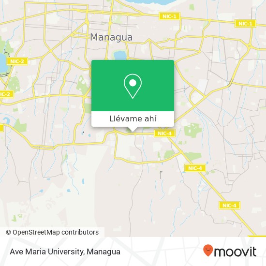 Mapa de Ave Maria University