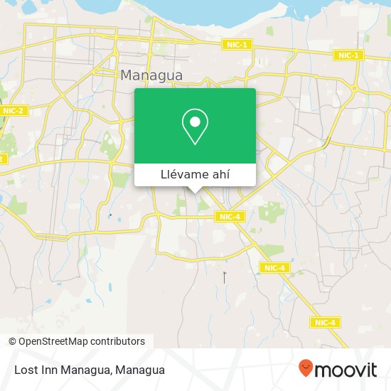 Mapa de Lost Inn Managua