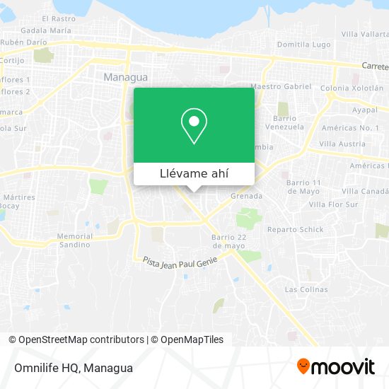 Mapa de Omnilife HQ