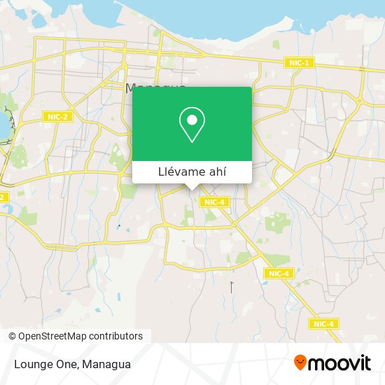 Mapa de Lounge One