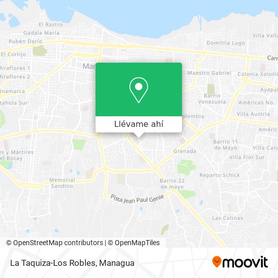 Mapa de La Taquiza-Los Robles