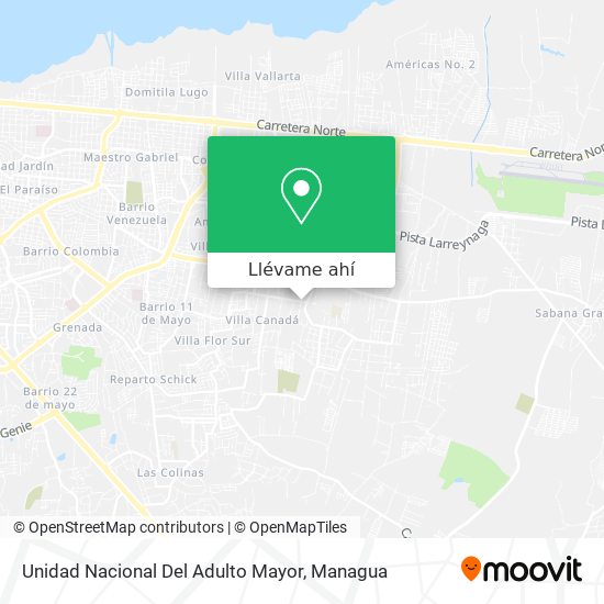 Mapa de Unidad Nacional Del Adulto Mayor