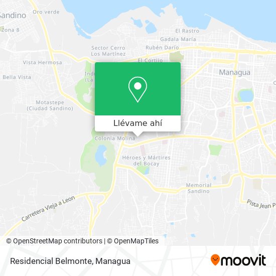 Mapa de Residencial Belmonte