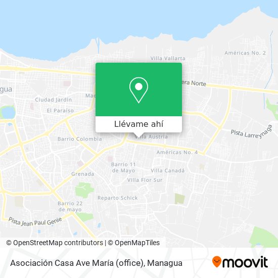 Mapa de Asociación Casa Ave María (office)