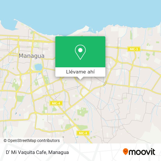 Mapa de D' Mi Vaquita Cafe