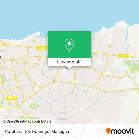 Mapa de Cafetería Don Domingo