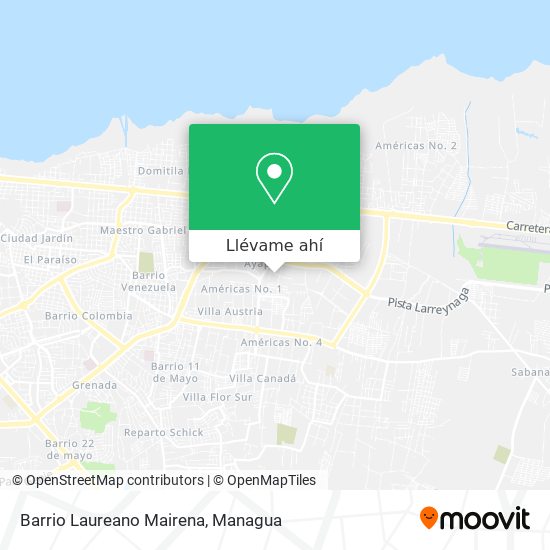 Mapa de Barrio Laureano Mairena