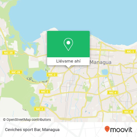 Mapa de Ceviches sport Bar