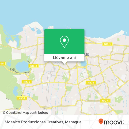 Mapa de Mosaico Producciones Creativas