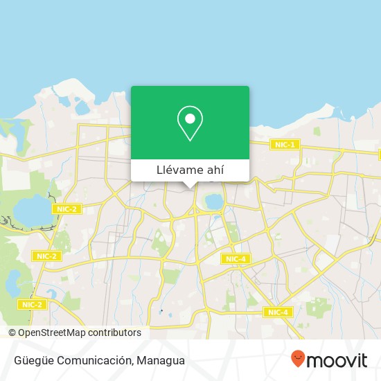 Mapa de Güegüe Comunicación