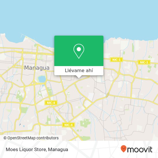 Mapa de Moes Liquor Store