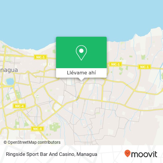 Mapa de Ringside Sport Bar And Casino