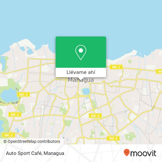 Mapa de Auto Sport Café