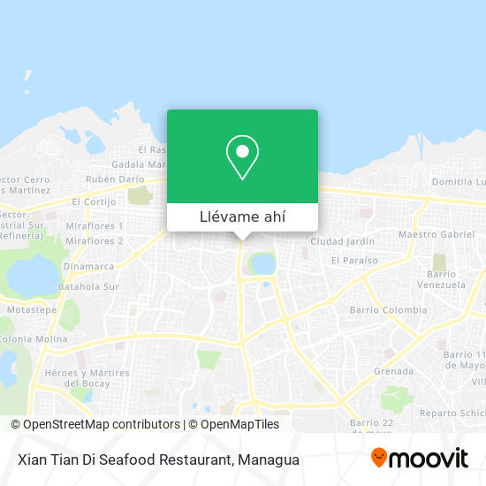Mapa de Xian Tian Di Seafood Restaurant