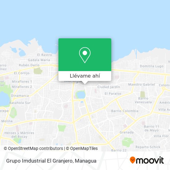 Mapa de Grupo Imdustrial El Granjero