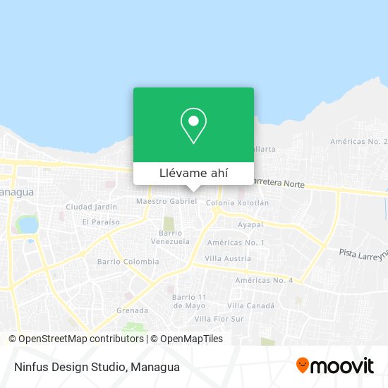 Mapa de Ninfus Design Studio