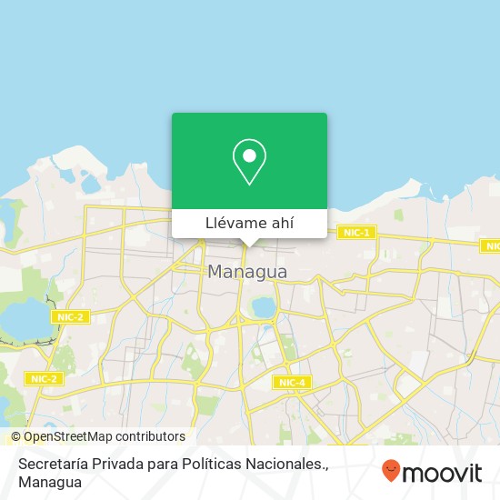 Mapa de Secretaría Privada para Políticas Nacionales.
