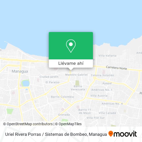 Mapa de Uriel Rivera Porras / Sistemas de Bombeo
