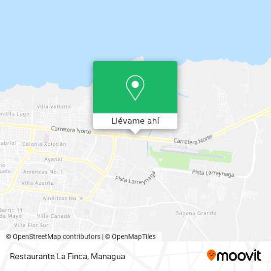 Mapa de Restaurante La Finca